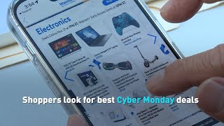 Shoppers look for best deals on Cyber Monday despite inflation