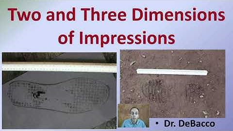 Two and Three Dimensions of Impressions