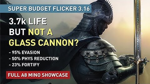 This Budget Cold Flicker is not as squishy as you think (Max Evasion)【A8 Full Mino Showcase】3.16