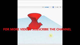 3D Stool in tinkercad
