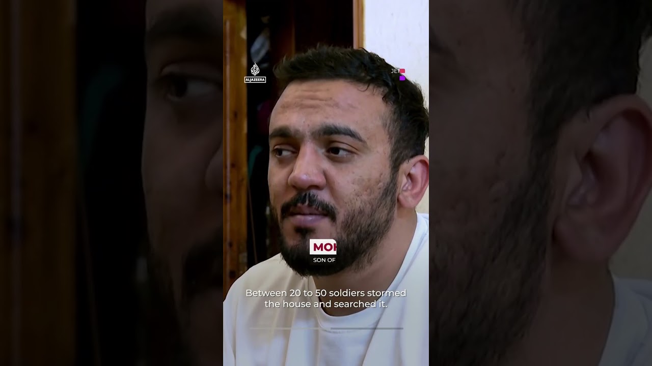 صحفي فلسطيني يُطلق سراحه من سجن إسرائيلي، يصعب التعرف عليه | AJ #shorts