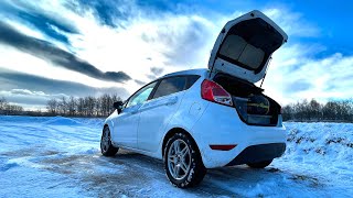 Practical Micro Car Camper Sleeping Setup for Cold Winter