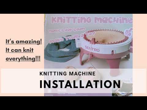 Installing a NEW Gear Replacement for Sentro 22 Knitting Machine 