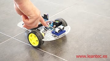 Robot 2WD de con sensor ultrasonidos y Arduino Uno.
