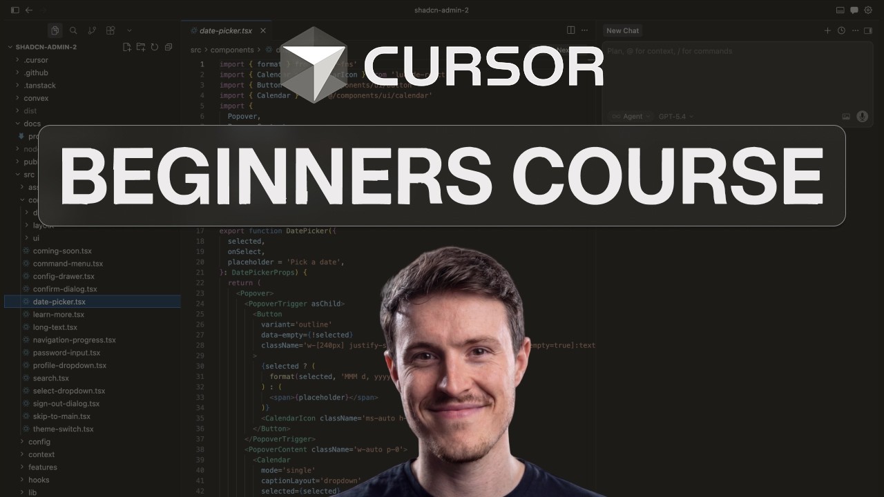 CURSOR AI BEGINNER COURSE: Building business apps - YouTube