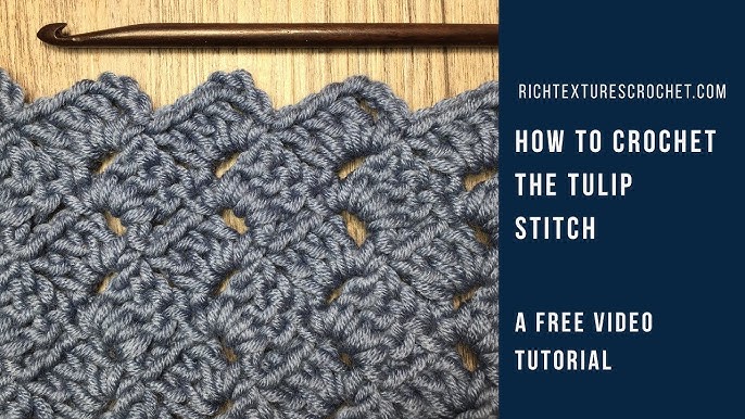 Crochet Tulip Stitch Striped Blanket - Affinity For Yarn
