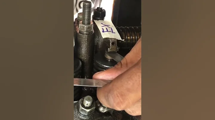 Valve clearance in two rounds method