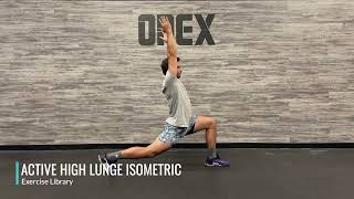 Active High Lunge Isometric