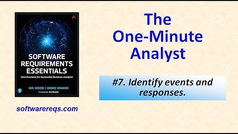 The One-Minute Analyst: Practice #7