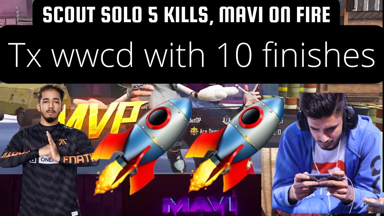 TX WWCD with 10 kills🔥 / Scout Solo 5 kills🔥 / Tx comeback🇮🇳