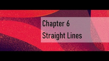 Chapter 6 Straight Line (Distance between a point and a straight line)