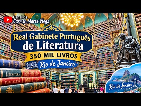 O Real Gabinete Português de Leitura- Considerado uma dos mais belos e importantes do mundo
