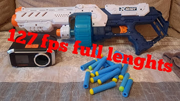 FLASHFOAM SHORTS - 127.5 Fps X Shot Turbo Fire Mod Chronograph full lenghts