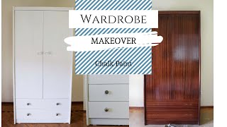 Wardrobe/Armoire Makeover with Chalk Paint