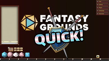 Running Combat | Fantasy Grounds Quick!