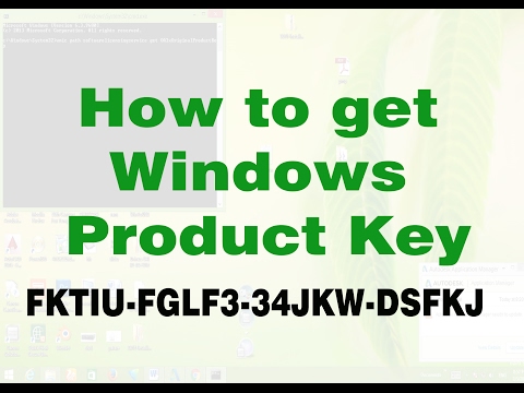 How To Get Windows Product Key For 7/8/10