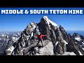 Middle teton  south teton hike virtual trail guide