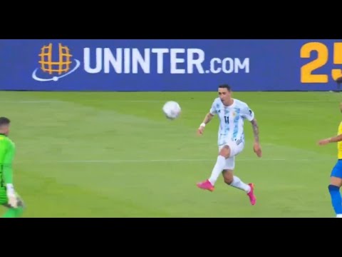 DI MARIA GOL IBAI REACCIÓN ARGENTINA 1-0 BRASIL FINAL COPA AMÉRICA