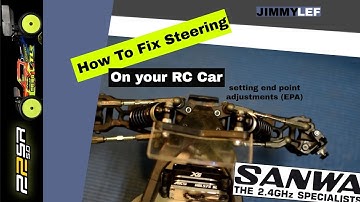 How to fix RC car steering (Setting EPA) TLR 22 5.0