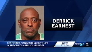 Des Moines man sentenced to life in prison for murdering girlfriend
