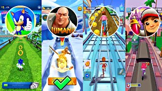 Subway Surfers 2 🆚 Sonic Dash 2 🆚 Jumanji🆚 Subway Surfers New Update screenshot 2