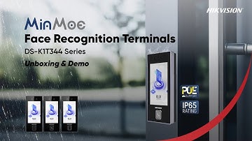HIKVISION MinMoe Face Recognition Terminal Unboxing l DS-K1T344 Series l BHANJ ENTERPRISES