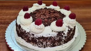 KETO BLACK FOREST CAKE | كيتو بلاك فورست كيك | Keto Birthday Cake | Keto Christmas Cake