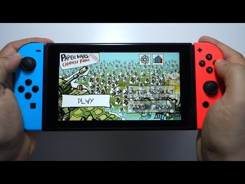 Paper Wars: Cannon Fodder Devastated Nintendo Switch gameplay