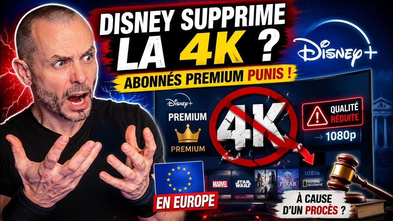 Disney+ retire la 4K aux abonnés Premium en Europe