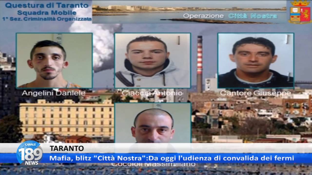 MAFIA BLIZ CITTA' NOSTRA DA OGGI L'UDIENZA DI CONVALIDA DEI FERMI