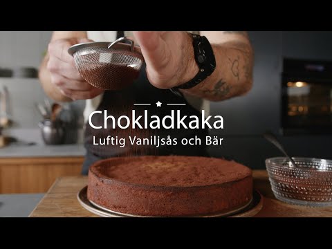 Video: Chokladkaka Med Jordgubbar
