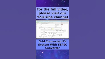 Grid Connected PV System With SEPIC Converter in MATLAB