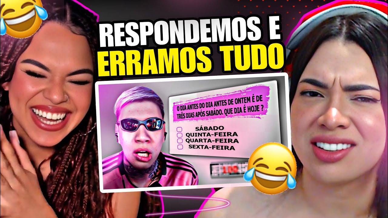 O Yuri22 fez o teste de QI pra descobrir sua inteligência... | NAT E VIC MV [REACT]