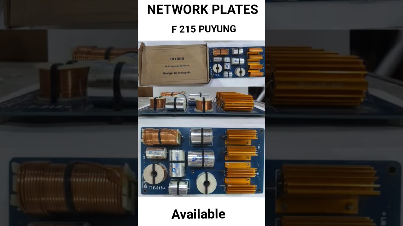 NETWORK PLATES F 215 PUYUNG available in reasonable prices.. ORDER NOW 078279 07469