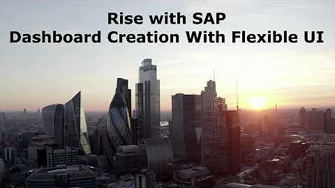SAP S/4 HANA CLOUD Creating Custom Smart KPI Dashboards in FIORI With Flexible UI