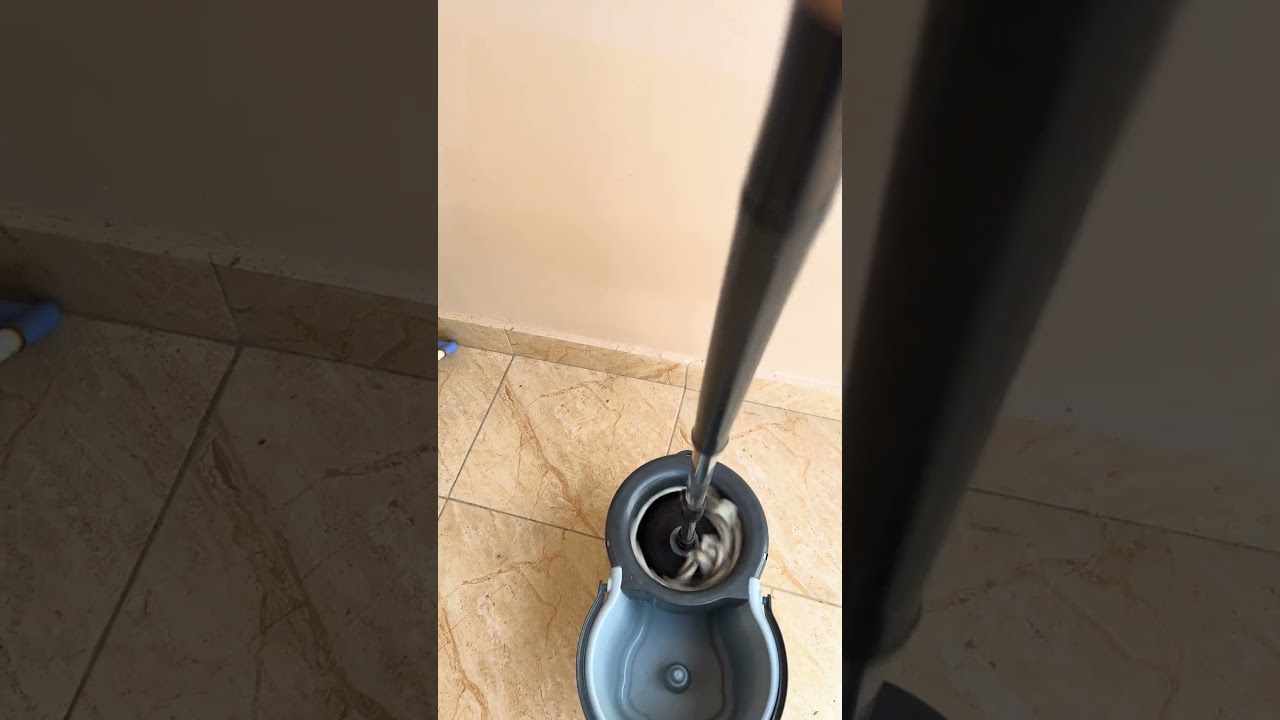 360° Spin Mop Bucket Set With Wringer