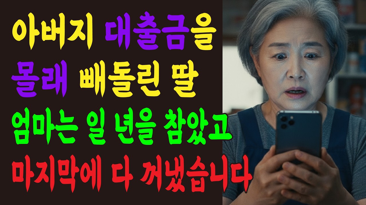 70살 어머니가 딸한테서 집을 되찾기까지, 1년간 아무도 몰래 준비했습니다ㅣ노후사연ㅣ시니어ㅣ오디오북ㅣAI영상ㅣ