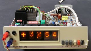 Nixie multimeter repair (M1T-242)
Fixing an old bench multimeter M1T 242 with a nixie tube display and autorange function. It measures AC and DC voltages, currents and resistances in 4 ranges. It was made in Czechoslovakia in 1987 by Metra Blansko, mostly using Tesla components.
The online calculator:
https://ohmslaw.eu
The 2nd multimeter:
https://youtu.be/J3p7j5ElZ6Q
Please support my channel on Patreon:
https://www.patreon.com/DiodeGoneWild
Instagram:
https://www.instagram.com/savage_danyk/ Nixie multimeter repair (M1T-242)