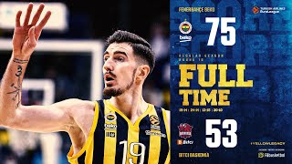 Fenerbahçe Beko 75 Baskonia 53 Ataşehirde Muhteşem Galibiyet