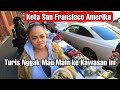 Kehidupan orang local san fransisco amerika  jalanan kelas menengah