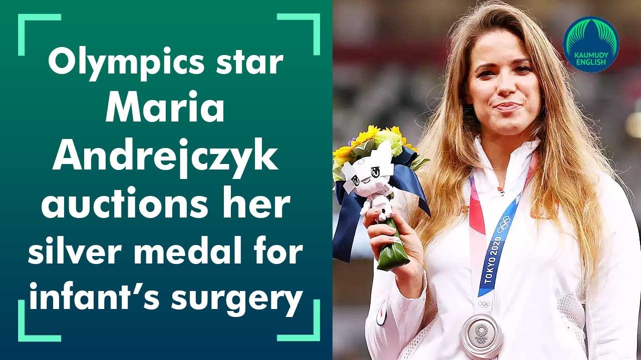 La lanceuse polonaise Maria Andrejczyk vend sa médaille olympique