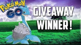 POKEMON GO GIVEAWAY WINNER ANNOUNCEMENT!!!!! And a little Gen 3