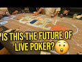 Poker table of the future 