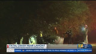 2 dead in South Vineland Rd crash in Lamont: CHP