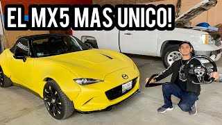 NUEVO VOLANTE CARBONO CON LED Y ACCESORIOS AL MX5 WIDEBODY!