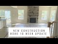 New Construction Home 10 Week Update!!