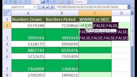 Excel Magic Trick #245: Matching 2 Lists w IF & OR functions