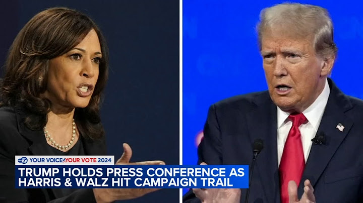Donald Trumps holds Mar-a-Lago press conference; Kamala Harris and Tim Walz hit the campaign trail
