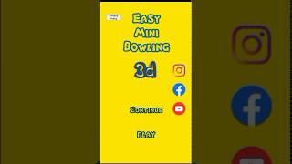 Easy Mini Bowling 3D screenshot 3