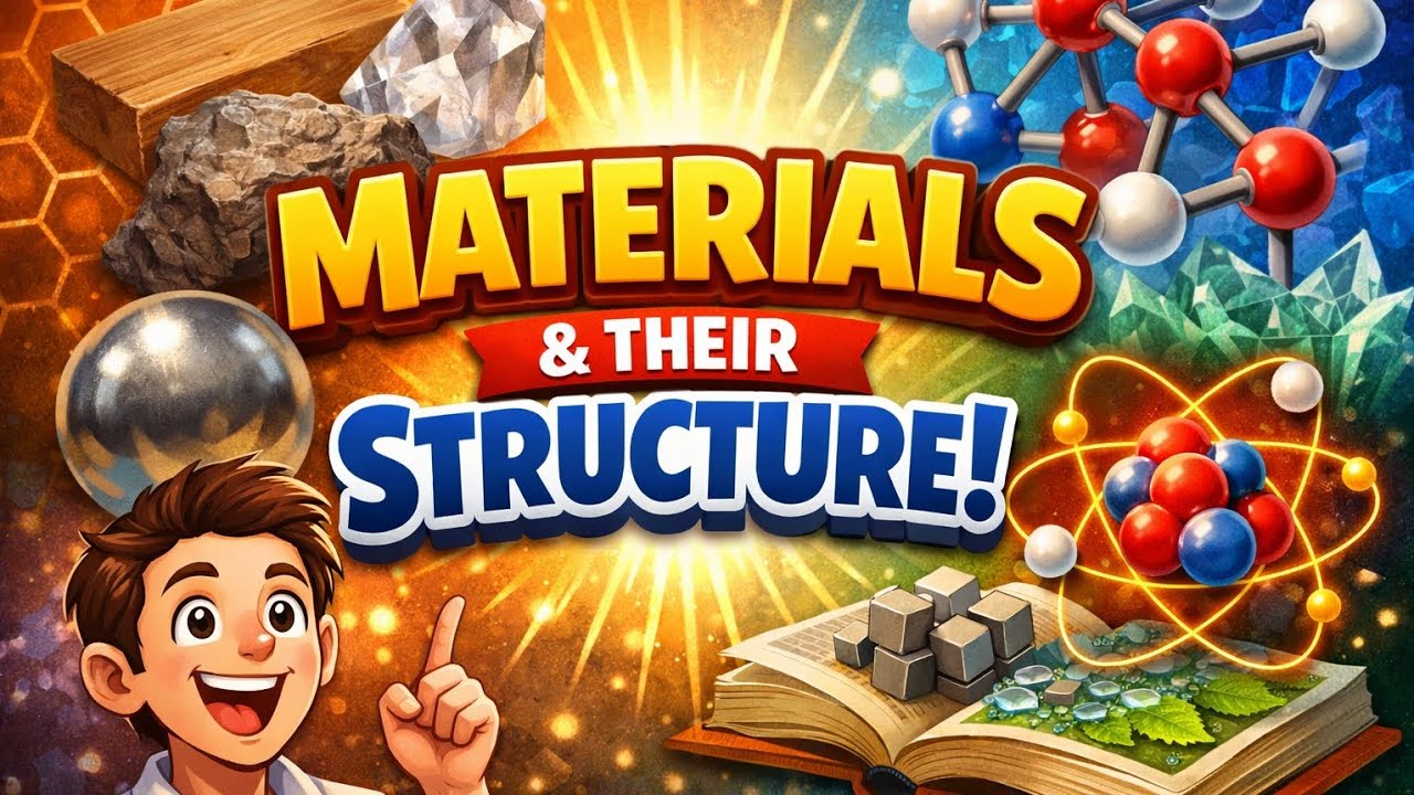Materials & Their Structure 🔬 | Learn Science the Easy Way!